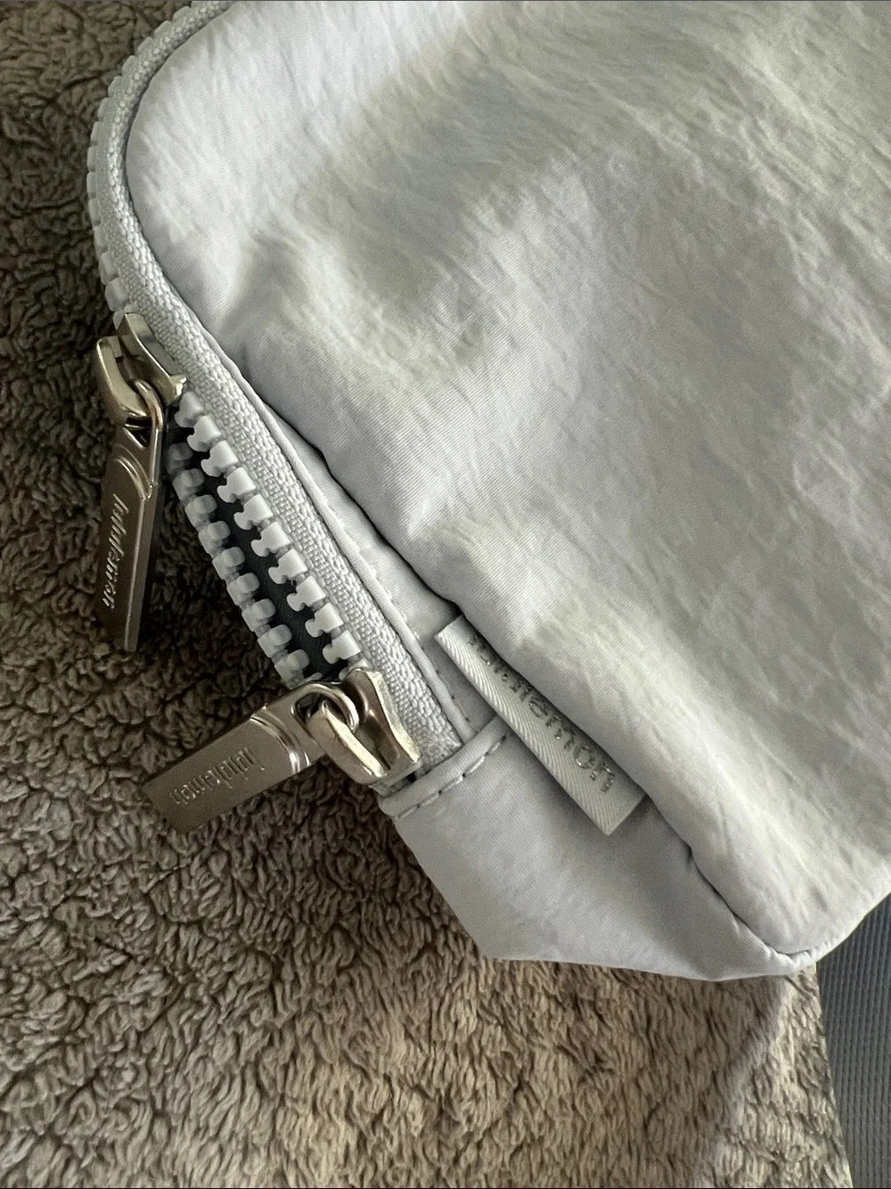 NWOT Lululemon Athletica Light Blue Small Crossbody Belt Bag OS Athleisure